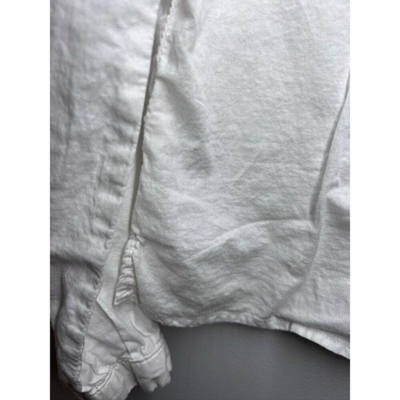 Zara Girls White Long Sleeve Button Down Shirt Eyelashes Size 13/14 - Picture 10 of 10